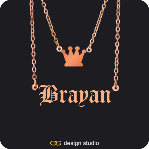 The Essential Name Necklace: Double Layer
