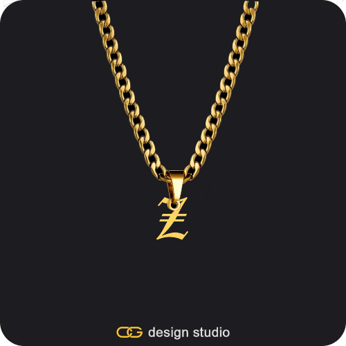 The Essential Name Necklace: Looped