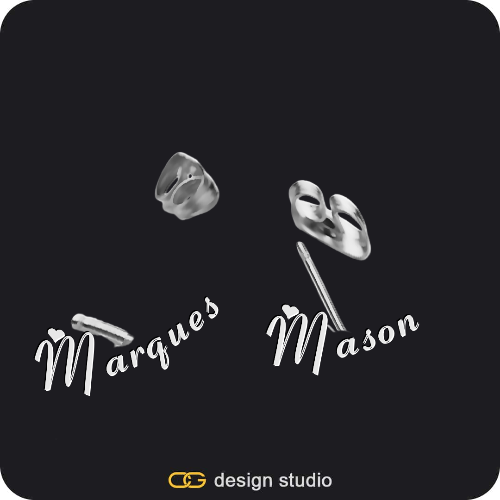 The Essential Stud Name Earrings