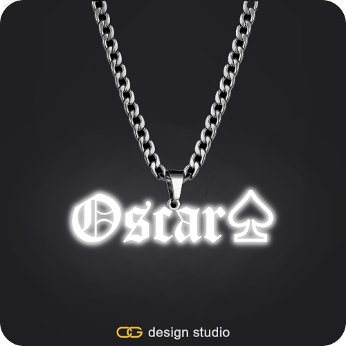 The Essential Name Necklace: Sparkling