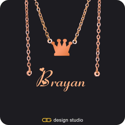 The Essential Name Necklace: Double Layer