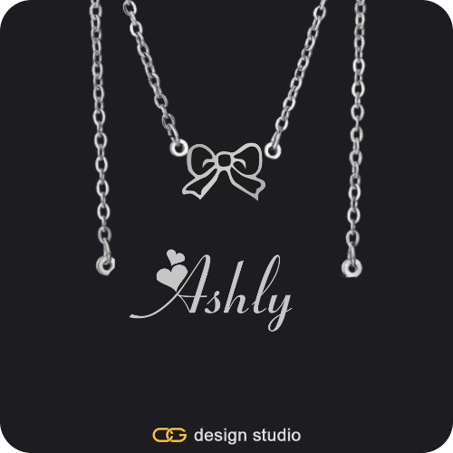 The Essential Name Necklace: Double Layer