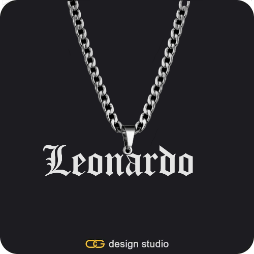 The Essential Name Necklace: Looped