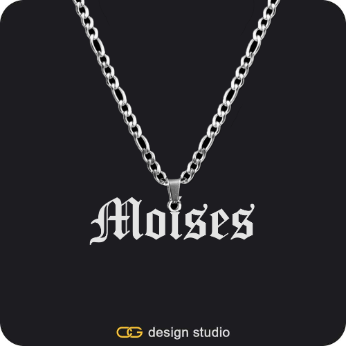 The Essential Name Necklace: Looped