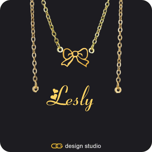 The Essential Name Necklace: Double Layer