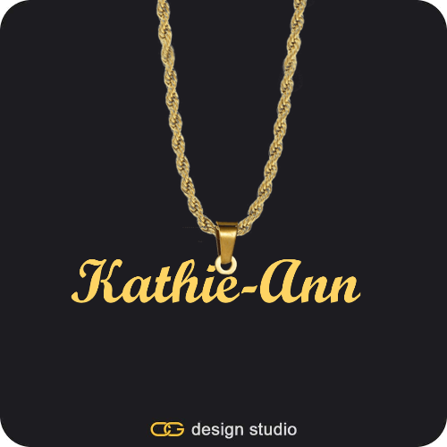 The Essential Name Necklace: Looped