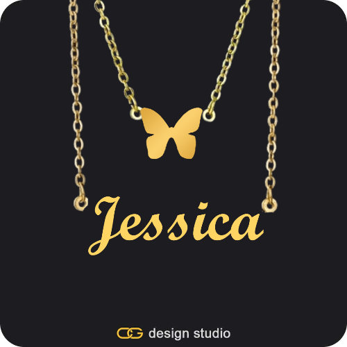 The Essential Name Necklace: Double Layer