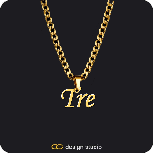 The Mens Essential Name Necklace