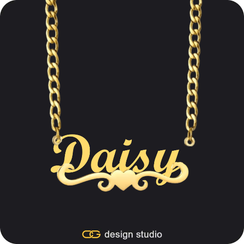 The Essential Name Necklace: Underline