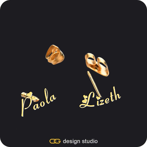 The Essential Stud Name Earrings