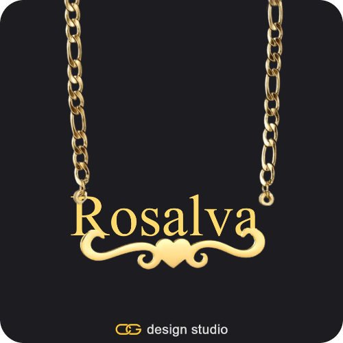 The Essential Name Necklace: Underline