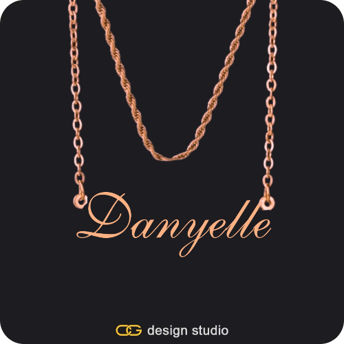 The Essential Name Necklace: Double Layer