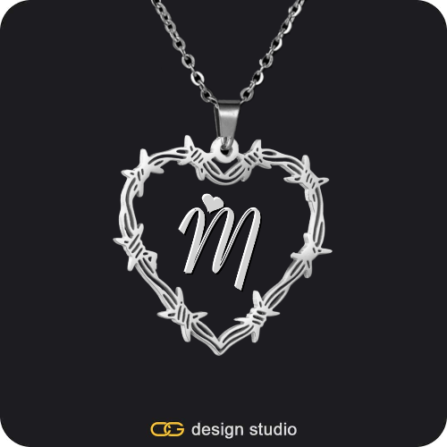 Bichota Heart Name Necklace