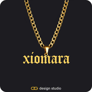 The Essential Name Necklace: Cuban chain