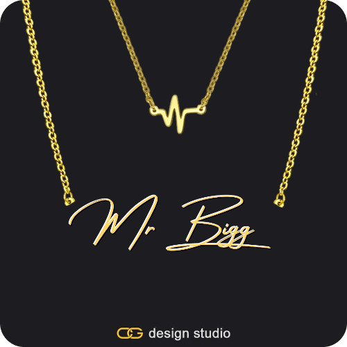The Premier Script Name Necklace