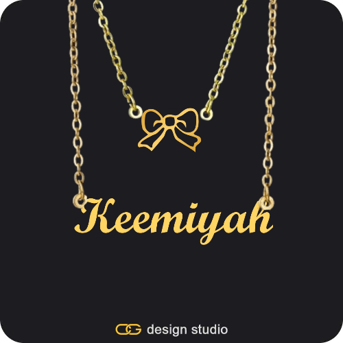 The Essential Name Necklace: Double Layer