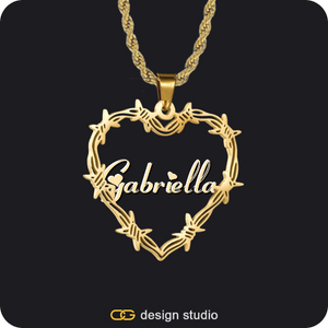 Bichota Heart Name Necklace