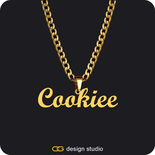 The Essential Name Necklace: Looped