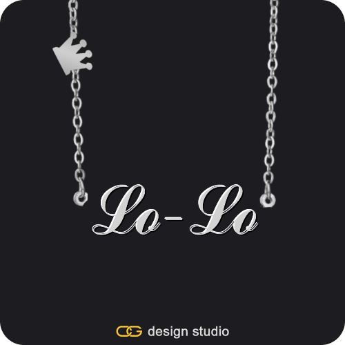 The Essential Name Necklace: Charm