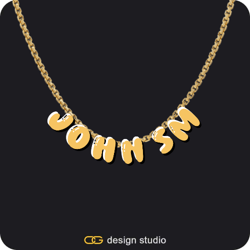 The Cloud Name Necklace