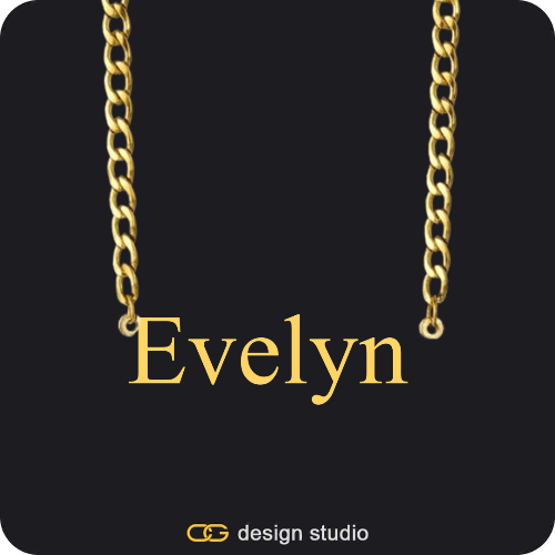 The Essential Name Necklace: Cuban chain