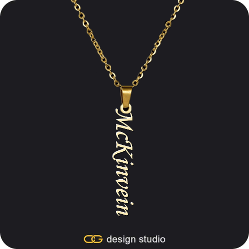 The Vertical Name Necklace