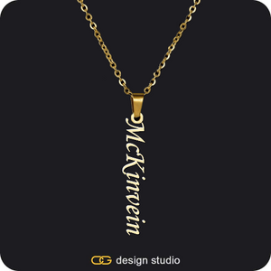 The Vertical Name Necklace