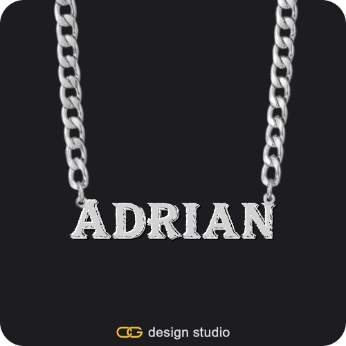 The Mens Essential Name Necklace