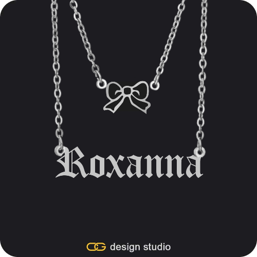 The Essential Name Necklace: Double Layer