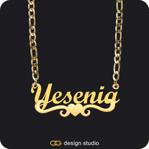 The Essential Name Necklace: Underline
