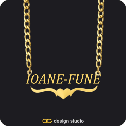 The Essential Name Necklace: Underline