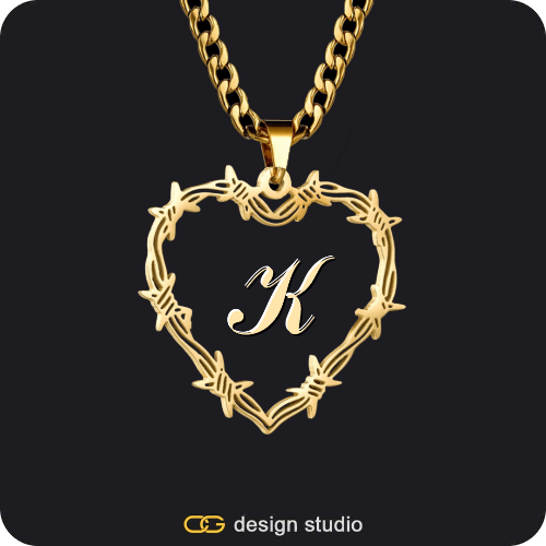 Bichota Heart Name Necklace