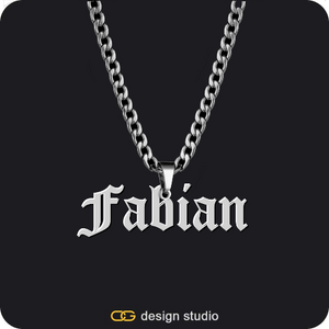 The Mens Essential Name Necklace