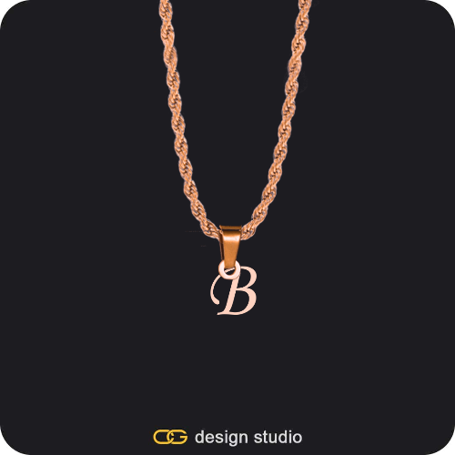 The Essential Name Necklace: Rope Chain