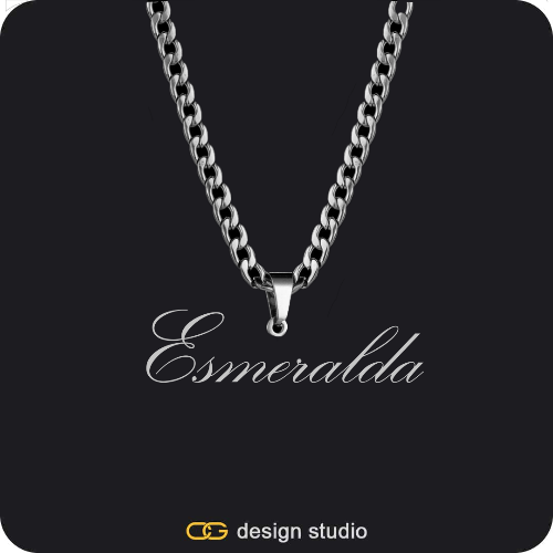 The Essential Name Necklace: Cuban chain