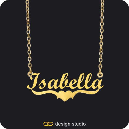 The Essential Name Necklace: Underline
