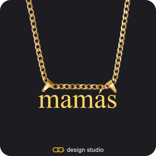 The Essential Name Necklace: Double Loop