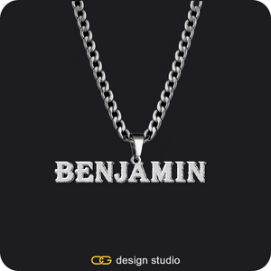 The Mens Essential Name Necklace