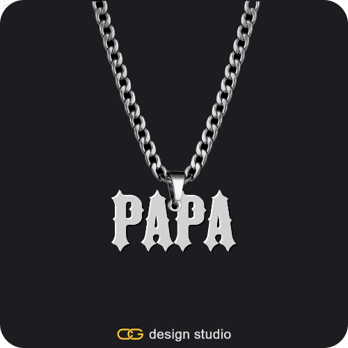 The Mens Essential Name Necklace