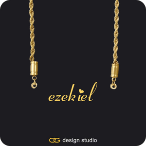 The Essential Name Necklace: Rope Chain