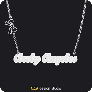 The Spotlight Double Plated Name Necklace