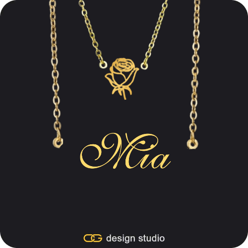 The Essential Name Necklace: Charm