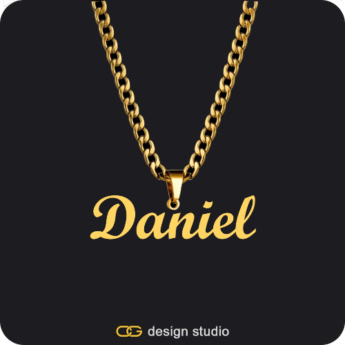 The Essential Name Necklace: Looped
