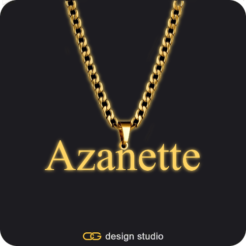 The Essential Name Necklace: Glitter