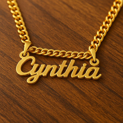 The Bold - Collar con nombre y colgante