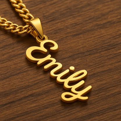 The Vertical Name Necklace