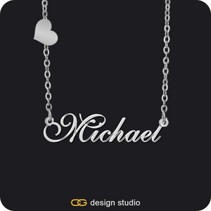 Clover Initial Necklace - M / 16 inch,The Essential Name Necklace: Charm