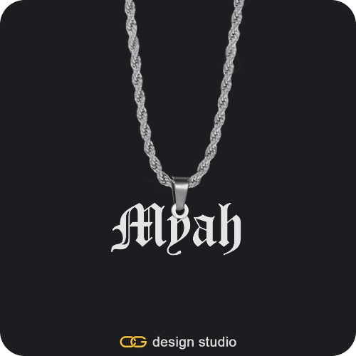 Shell Initial Necklace - P / Silver,The Essential Name Necklace: Looped,Item Personalization