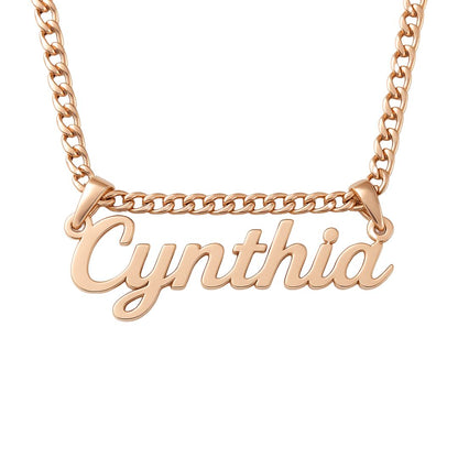 The Bold - Collar con nombre y colgante