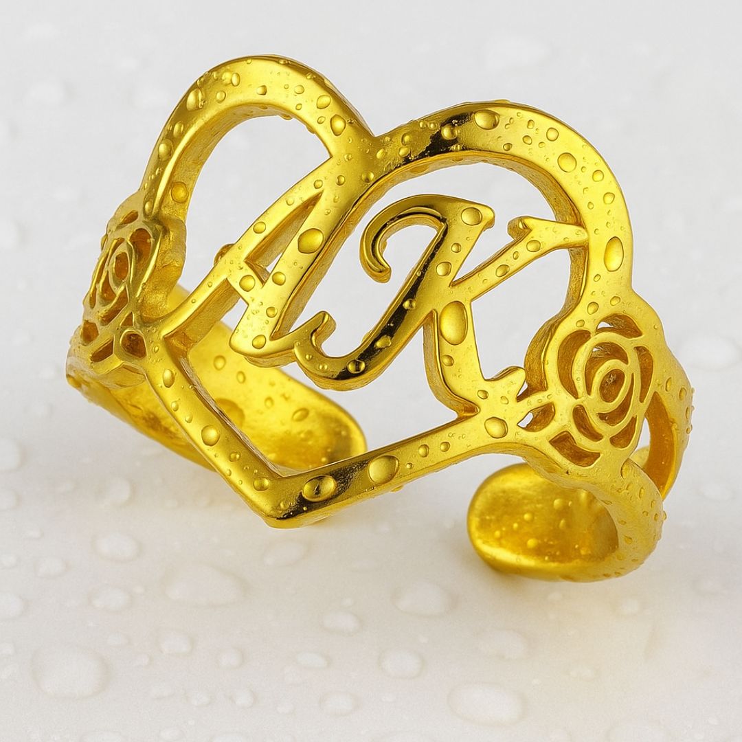 The Heartfelt Initial Ring